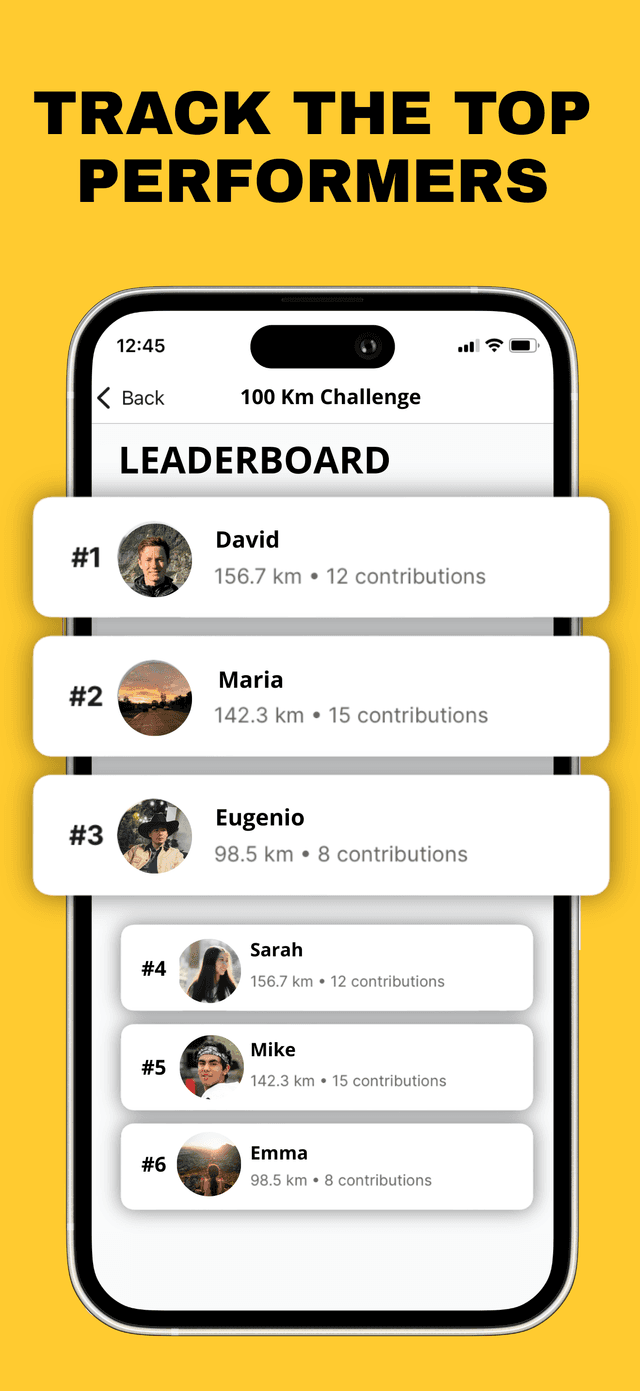 Challengers App Screenshot