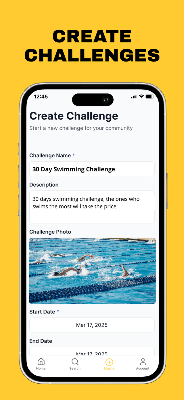 Challengers App Screenshot